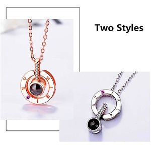 100 languages projector pendant necklace